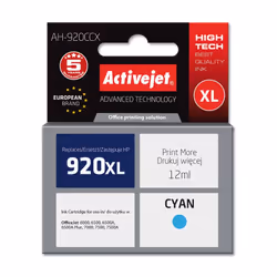 Activejet AH-920CCX cartuccia d'inchiostro 1 pz Compatibile Resa elevata (XL) Ciano - Vista aggiuntiva 2