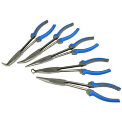 Geko - set pinze a becco lungo 280mm 5pz punta dritta piegata meccanico G000827