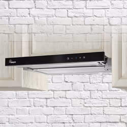 Akpo WK7LIGHTGLASSTOUCH60CZ cappa aspirante Semintegrato (semincassato) Nero 220 m³/h