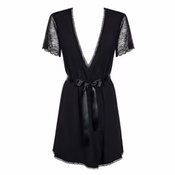 Obsessive 5901688209745, Sottoveste, Nero, Elastan, Poliammide, S/M, Monocromatico, 330 - 430 mm