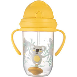 Canpol babies Exotic Animals Cup With Straw Yellow 270 ml