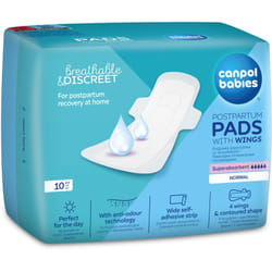 Canpol babies Postpartum Pads With Wings 10 pz