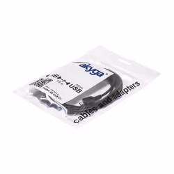 Akyga AK-USB-01 cavo USB USB 2.0 1,8 m Micro-USB B USB A Nero - Vista aggiuntiva 4