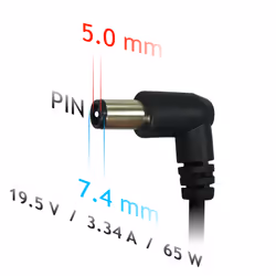 Akyga AK-ND-05 adattatore e invertitore Interno 65 W Nero - Vista aggiuntiva 3