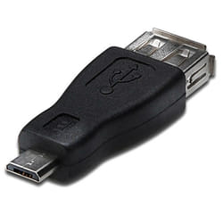 Akyga AK-AD-08 adattatore per inversione del genere dei cavi USB USB type micro-B Nero
