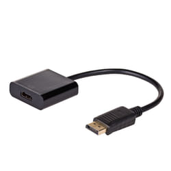 Akyga AK-AD-11 cavo e adattatore video 0,15 m HDMI tipo A (Standard) DisplayPort Nero