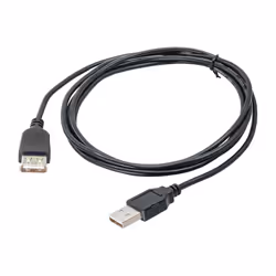 Akyga AK-USB-07, 1,8 m, USB A, USB A, USB 2.0, Nero