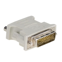 Akyga VGA-F/DVI-M DVI 24+5 Blu, Bianco
