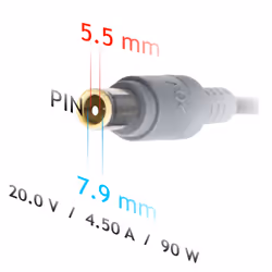 Akyga AK-ND-18 adattatore e invertitore Interno 90 W Nero - Vista aggiuntiva 6