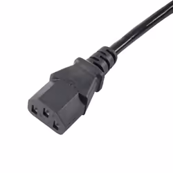 Akyga AK PC di 03 A verlaengerungs Stromkabel, 1,8 m per PC, stampante, Schermi NERO IEC C13