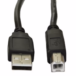 Akyga AK-USB-12 cavo USB USB 2.0 3 m USB A USB B Nero
