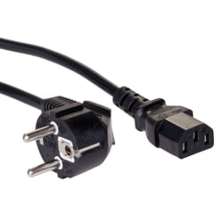 Akyga AK-PC-06C cavo di alimentazione Nero 3 m CEE7/7 IEC C13