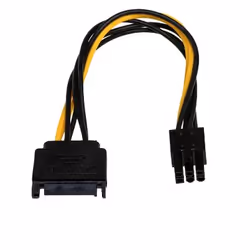 Akyga AK-CA-30, 0,15 m, SATA III, Maschio/Femmina, Nero, Giallo, 14,8 g, 1 pz