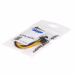 Akyga AK-CA-30 cavo SATA 0,15 m Nero, Giallo
