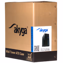 Akyga AK939BL computer case Midi Tower Nero - Vista aggiuntiva 8