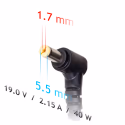 Akyga AK-ND-47 adattatore e invertitore Interno 40 W Nero - Vista aggiuntiva 4