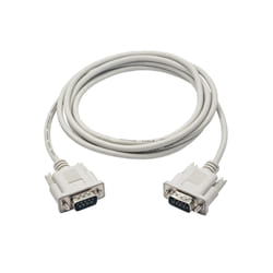 Akyga AK-CO-03 adattatore per inversione del genere dei cavi RS-232 Bianco