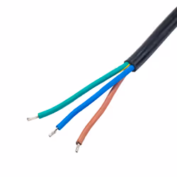 Akyga Power cable AK-OT-01A with open tin CEE 7/7 250V/50Hz 1.5m Nero 1,5 m CEE7/7