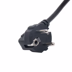 Akyga Power cable AK-OT-01A with open tin CEE 7/7 250V/50Hz 1.5m Nero 1,5 m CEE7/7