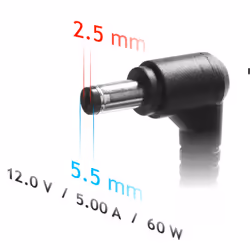 Akyga AK-ND-30 adattatore e invertitore Interno 60 W Nero - Vista aggiuntiva 3