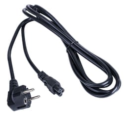 Akyga AK-NB-10A cavo di alimentazione Nero 3 m CEE7/7 Accoppiatore C5
