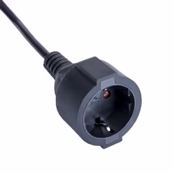 Akyga AK-PC-13A cavo di alimentazione Nero 1 m Accoppiatore C14 CEE7/3