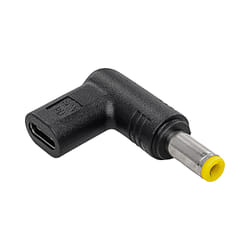 Akyga AK-ND-C01 adattatore per inversione del genere dei cavi USB-C 5.5 x 2.5 mm Nero