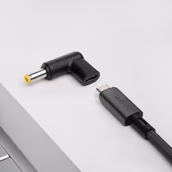 Akyga AK-ND-C01 adattatore per inversione del genere dei cavi USB-C 5.5 x 2.5 mm Nero - Vista aggiuntiva 2
