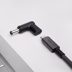 Akyga AK-ND-C02 adattatore per inversione del genere dei cavi USB-C 5.5 x 2.1 mm Nero - Vista aggiuntiva 2