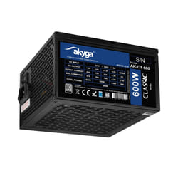 Akyga AK-C1-600 alimentatore per computer 600 W 24-pin ATX ATX Nero