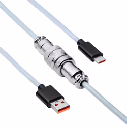 Akyga AK-USB-48 cavo USB USB 2.0 3 m USB A USB C Bianco