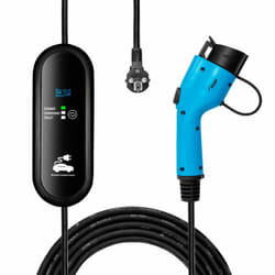Akyga AK-EC-18 cavo di ricarica per veicoli elettrici Nero Tipo 1 Schuko 1 5 m