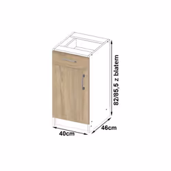 AKORD Furniture Factory KS0PLIMBIA004 credenza e mobile per stanza da pranzo - Vista aggiuntiva 4