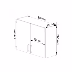 AKORD Furniture Factory KS0PLIMBIA002 credenza e mobile per stanza da pranzo - Vista aggiuntiva 3