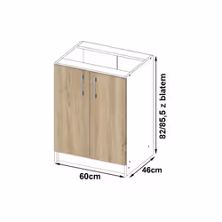 AKORD Furniture Factory KS0PLIMBIA007 credenza e mobile per stanza da pranzo - Vista aggiuntiva 4