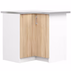 AKORD Furniture Factory KS0PLIMBIA010, 2 porta/porte, 2 ripiani, Bianco, Porta a battente, 16 mm, 445 mm