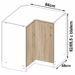 AKORD Furniture Factory KS0PLIMBIA010 credenza e mobile per stanza da pranzo - Vista aggiuntiva 4