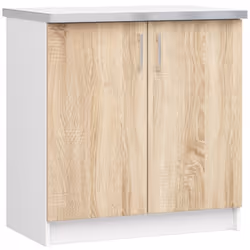 AKORD Furniture Factory KS0PLIMBIA015, 2 porta/porte, 2 ripiani, Bianco, Porta a battente, 16 mm, 445 mm