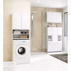 AKORD Furniture Factory OP0LLAZBIA001 armadietto di conservazione per bagno Bianco - Vista aggiuntiva 4