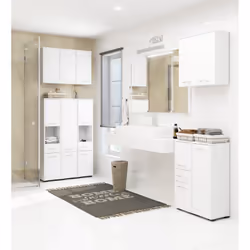AKORD Furniture Factory OP0LLAZBIA001 armadietto di conservazione per bagno Bianco - Vista aggiuntiva 5