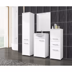 AKORD Furniture Factory OP0LLAZBIA003 armadietto di conservazione per bagno Bianco - Vista aggiuntiva 4