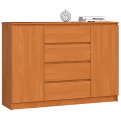 AKORD Furniture Factory OP0LKOMOLC013, 4 cassetto/cassetti, Opaco, 4 ripiani, 2 porta/porte, 16 mm, 51 cm