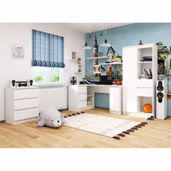 AKORD Furniture Factory IP0PBIUBIA004 scrivania per computer Bianco - Vista aggiuntiva 6
