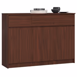 AKORD Furniture Factory OP0LK-1VEN0008, Wengé, 3 cassetto/cassetti, Opaco, 6 ripiani, 3 porta/porte, 16 mm