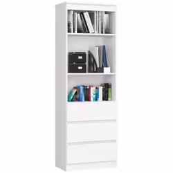 AKORD Furniture Factory RP0PREGBIA005, Bianco, 3 ripiani, Opaco, 16 mm, 350 mm, 600 mm