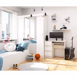 AKORD Furniture Factory IP0PBIUBIA009 scrivania per computer Bianco - Vista aggiuntiva 6