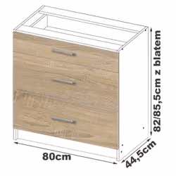 AKORD Furniture Factory KS0PLIMBIA019 credenza e mobile per stanza da pranzo - Vista aggiuntiva 4