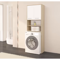 AKORD Furniture Factory OP0LLAZSONBIAPRA armadietto di conservazione per bagno Quercia - Vista aggiuntiva 4