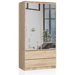 AKORD Furniture Factory SP0PSYSSONLUST armadio/guardaroba per camera da letto 4 ripiani 2 porta/porte Quercia