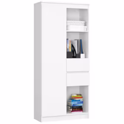 AKORD Furniture Factory RP0PREGBIA009, Bianco, 7 ripiani, Opaco, 16 mm, 350 mm, 800 mm